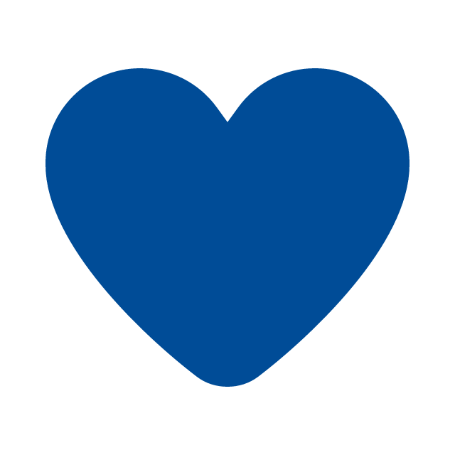 blue heart icon