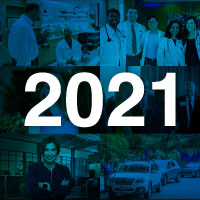 Photo collage of images from the top 12 stories of 2021