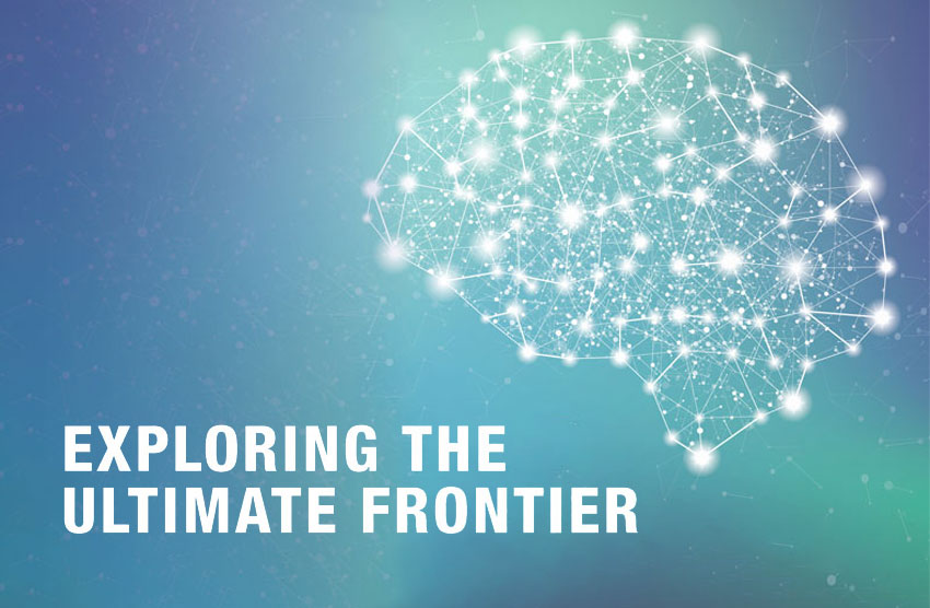 Diagram of a brain. Exploring the Ultimate Frontier: Inspired Insights into the Brain