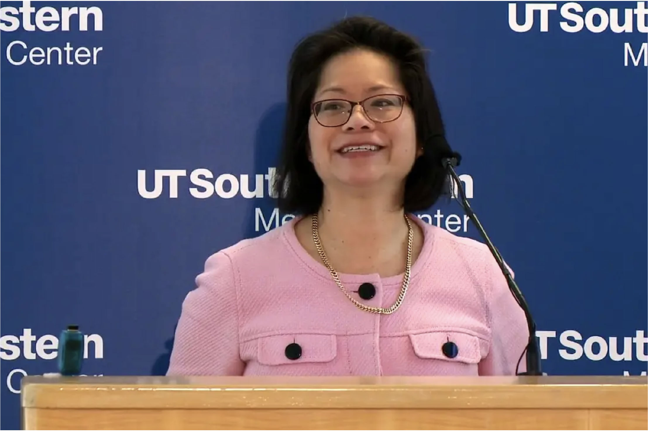 Emina Huang, M.D., speaking